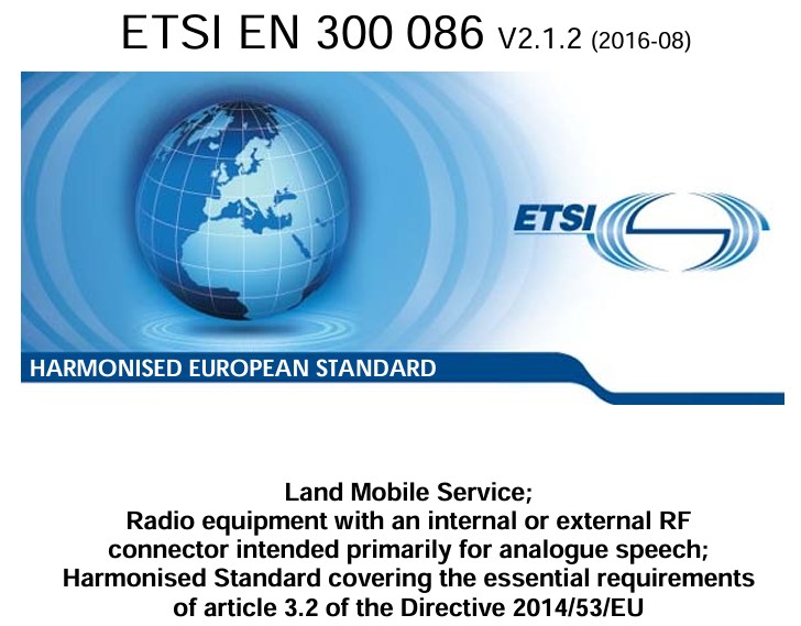 ETSI EN 300 086
