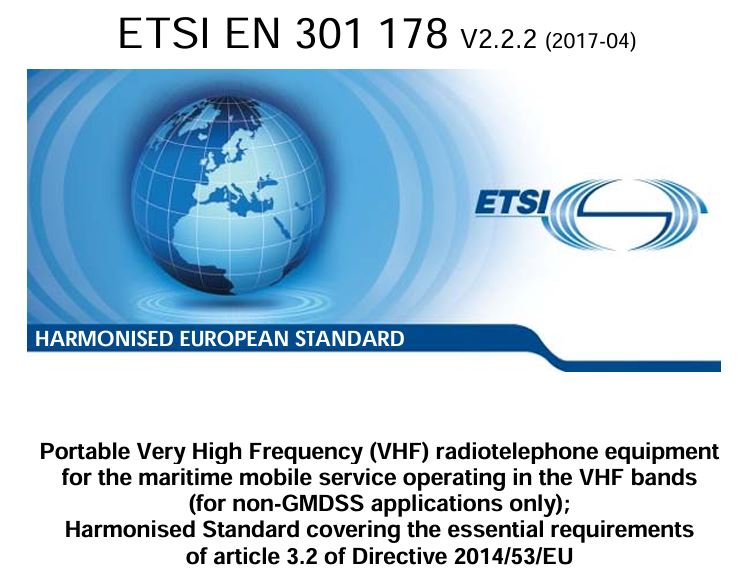 ETSI EN 301 178